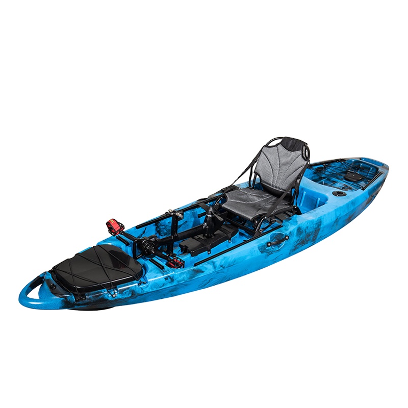Kayak gonflable avec tableau arrière